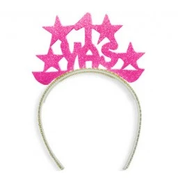 Taç evadan simli taşlı 1 yaş pembe pk:1