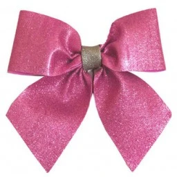 Fiyonk Büyük Boy Evadan Simli 25x25 cm Pembe P1