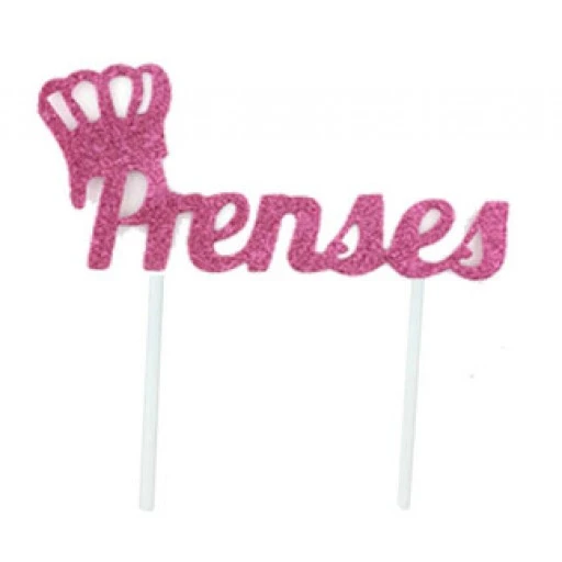 Pasta Süsü Evadan Simli Prenses Pembe P1