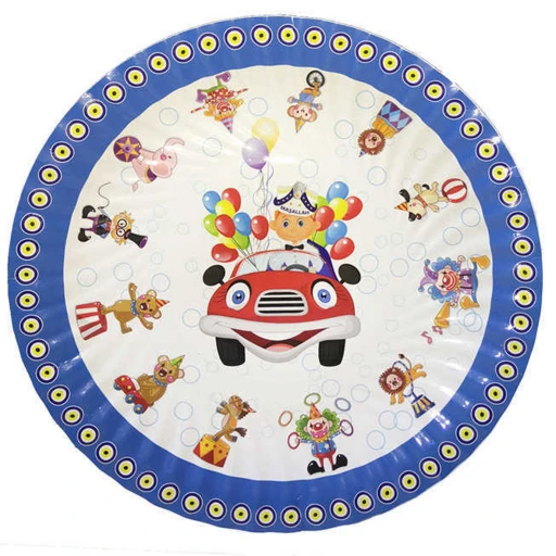 Sünnet Desenli 8 Adet Tabak 23 cm