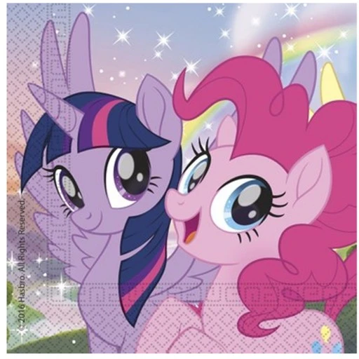 Pony Baskılı Kağıt Peçete 33x33cm 16'lı