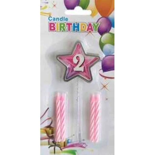 Mum 2 Yaş Yıldızlı Pembe -1