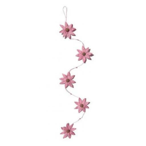 Süs Papatya Çiçeği 5 Li Set Pembe