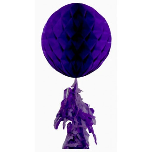 Süs Petek Modeli Püsküllü 25x85 cm Mor