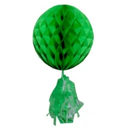 Süs Petek Modeli Püsküllü 25x85 cm Yeşil