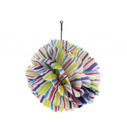 Süs Ponpon Pelur Kağıttan 35 cm Rengarenk P1-500