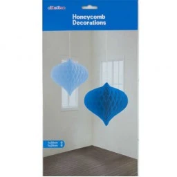 Süs Ponpon Petek.pırlanta 2li Set Mavi