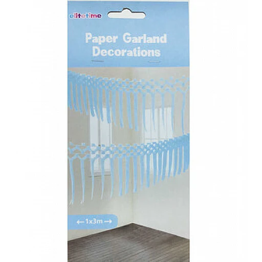 Doğum Günü Süsü Uzar Arka Fon İçin Mavi 3mt