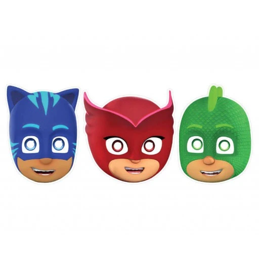 Pj Masks Pjmaskeliler Maske 6'lı