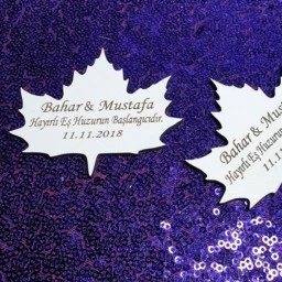 Ahşap Çınar 6x5 cm Bebek Ve Nikah Şekeri Malzeme