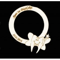 Ahşap Diş Perisi İsimli Bebek Şekeri Malzemesi