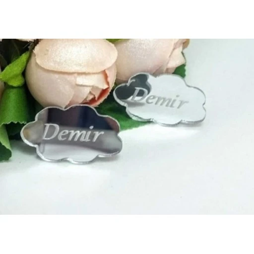 Bulut İsimlik Bebek Şekeri Süsleme Malzemesi