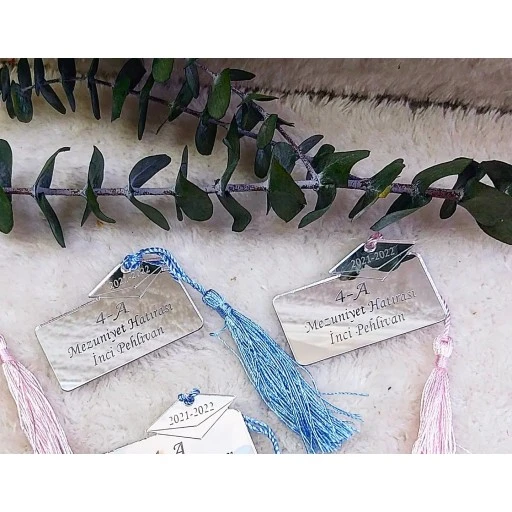 Kep Pleksi Mezuniyet Hatırası Püskül Ve Magnetli