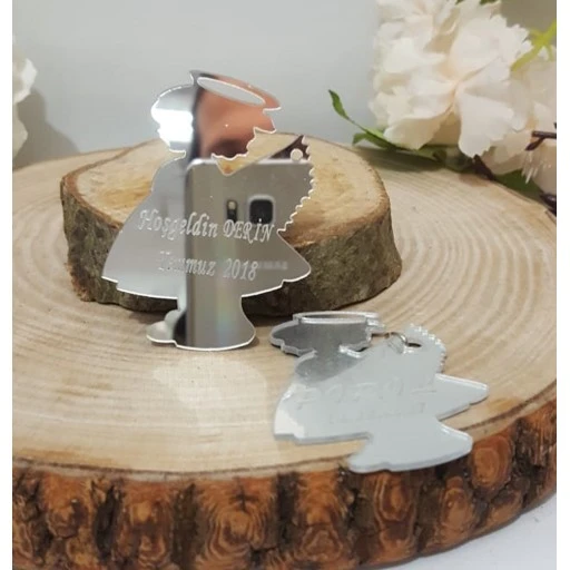 Melek Pleksi Kişiye Özel Bebek Şekeri Malzemesi