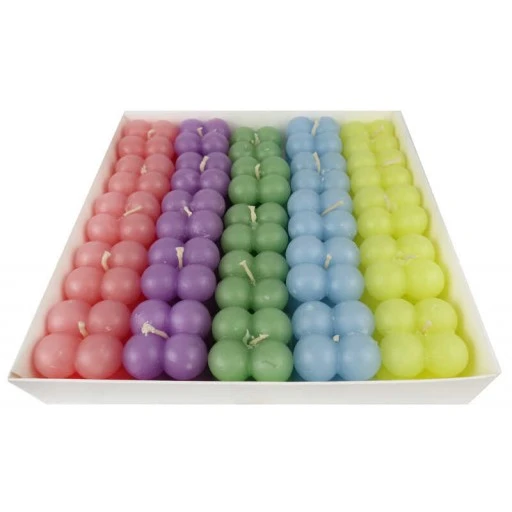 Mum Bubble Makaron Rengarenk 3,5x3,5 cm 25'li