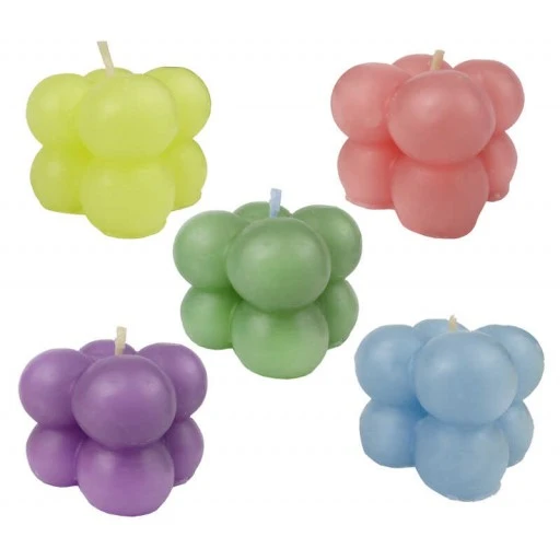 Mum Bubble Makaron Rengarenk 3,5x3,5 cm 25'li