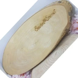 Oval Ahşap Tepsi Yüzük Tepsisi Malzemesii