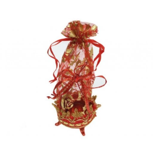 Kutu Ayaklı Keseli Küçük Boy Kırmızı P1