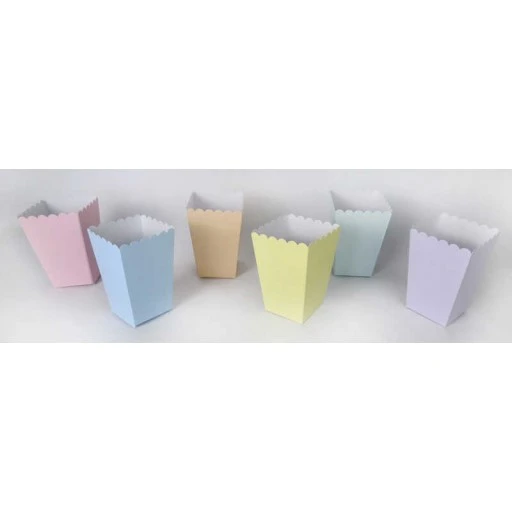 Mısır Cips Kutusu Makaron Mavi 8'lı