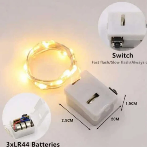 Led Işık Kendinden Pilli 1 Mt 3 Fonksiyon Günışığı