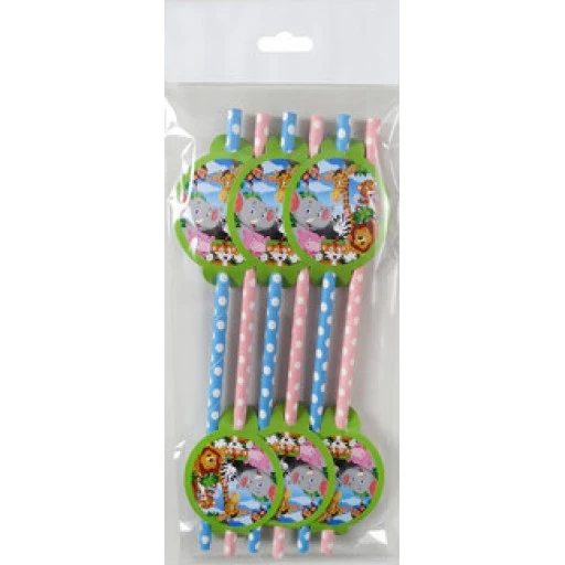 Pipet Safari Karton Pipetli 6'lı