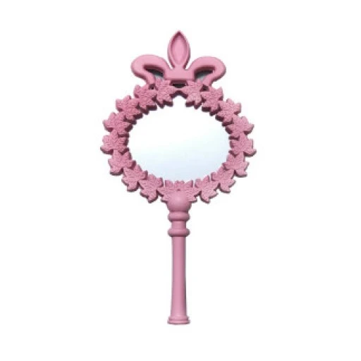 Ayna Çiçekli Plastik Pembe