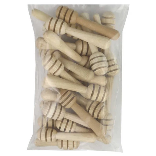 Bal Kaşığı Ahşap Naturel 6 cm 25'li