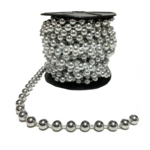 İnci İpe Dizili Gümüş 8mm 8mt P1