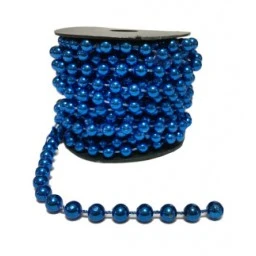 İnci ipe dizili lacivert 8mm 8mt p1