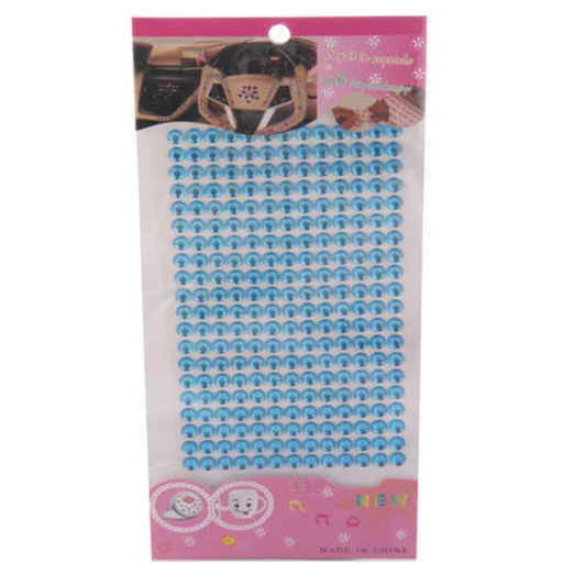 İnci Kristal Taşlı Stıcker Mavi 84'lı
