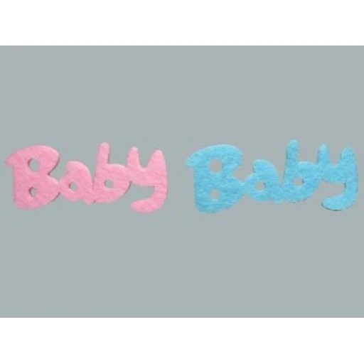 Keçeden Yazı Baby Mavi P100