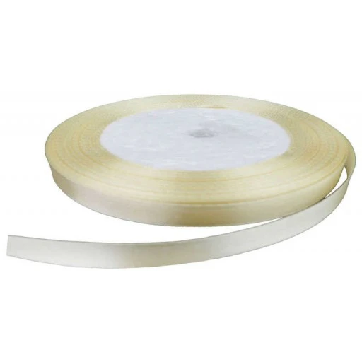 Kurdela Saten Krem 6mm Pk:pk:25yard