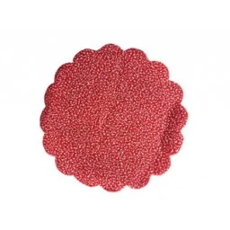 Organze Karlı 18cm Kırmızı P100