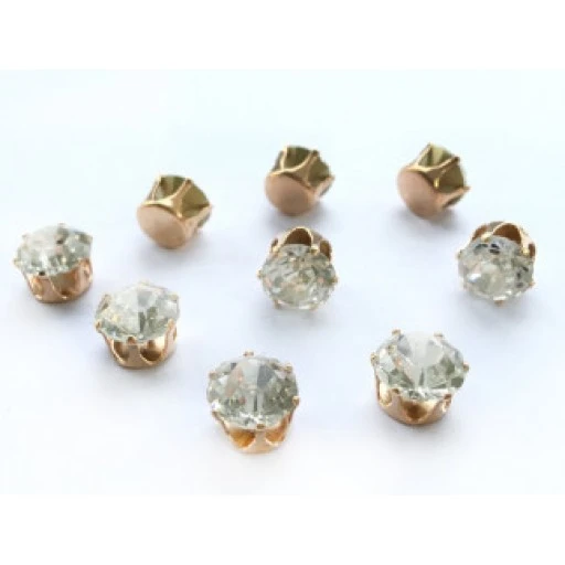 Pırlanta Mod. Süsleme Taşı Altın 8mm 100'lü