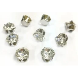 Pırlanta Mod. Süsleme Taşı Gümüş 8mm 100'lü