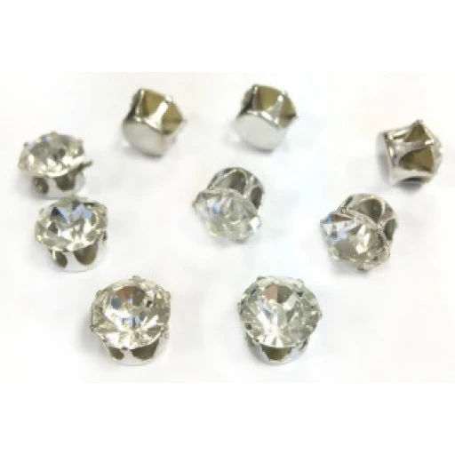 Pırlanta Mod. Süsleme Taşı Gümüş 8mm 100'lü