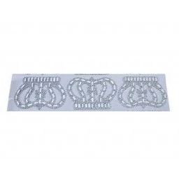 Taç Orta Ütü İle Yapışan 8x5,5cm (hot-fıx) 3'li