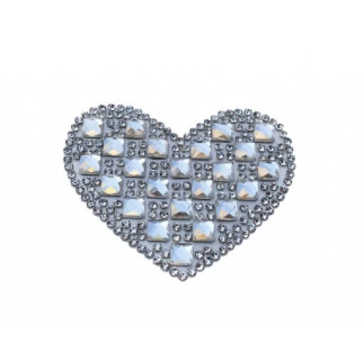 Kalp Ütü İle Yapışan 6.2x4cm (hot-fıx) P32