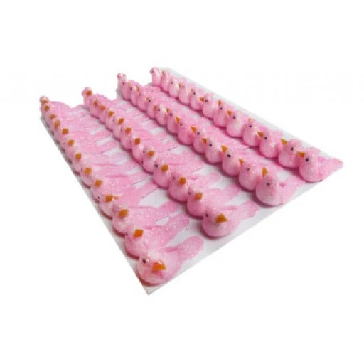 Kuş Minik Simli Pembe P50