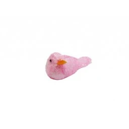 Kuş Minik Simli Pembe P50