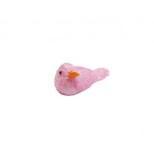 Kuş Minik Simli Pembe P50