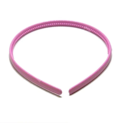 Taç Plastik Sade Pembe 12'li