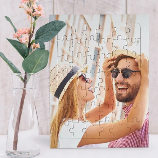 Sevgililer Günü Hediyelik A3 Puzzle 130 Parça Kişiye Özel