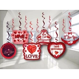 Love Tavan Sarkıt Süs Set