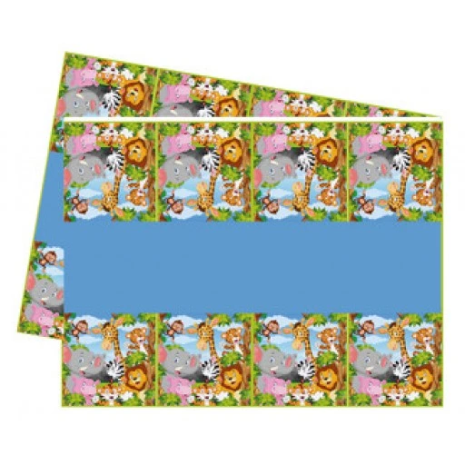 Masa Örtüsü Safari Sevimli Hayvanlar 120x180 cm