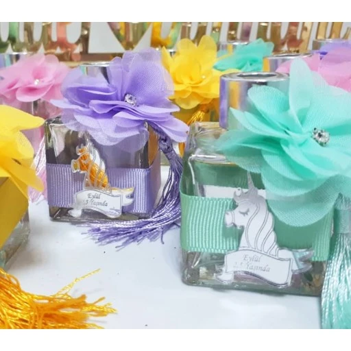 20 Adet Unicorn Bambulu Oda Kokusu 1 Yaş Hediyelik