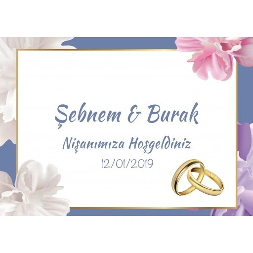 Söz Nişan Afiş Arka Plan Fon Sn71