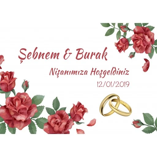 Söz Nişan Afiş Arka Plan Fon Sn72