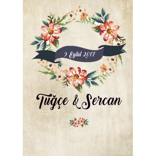 Söz Nişan Afiş,karşılama Panosu Branda Kişiye Özel Sn113 Masa Arkası Afiş