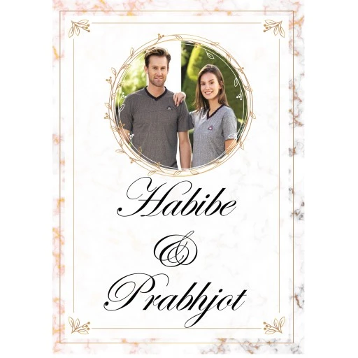 Söz Nişan Afiş,karşılama Panosu Branda Kişiye Özel Sn78